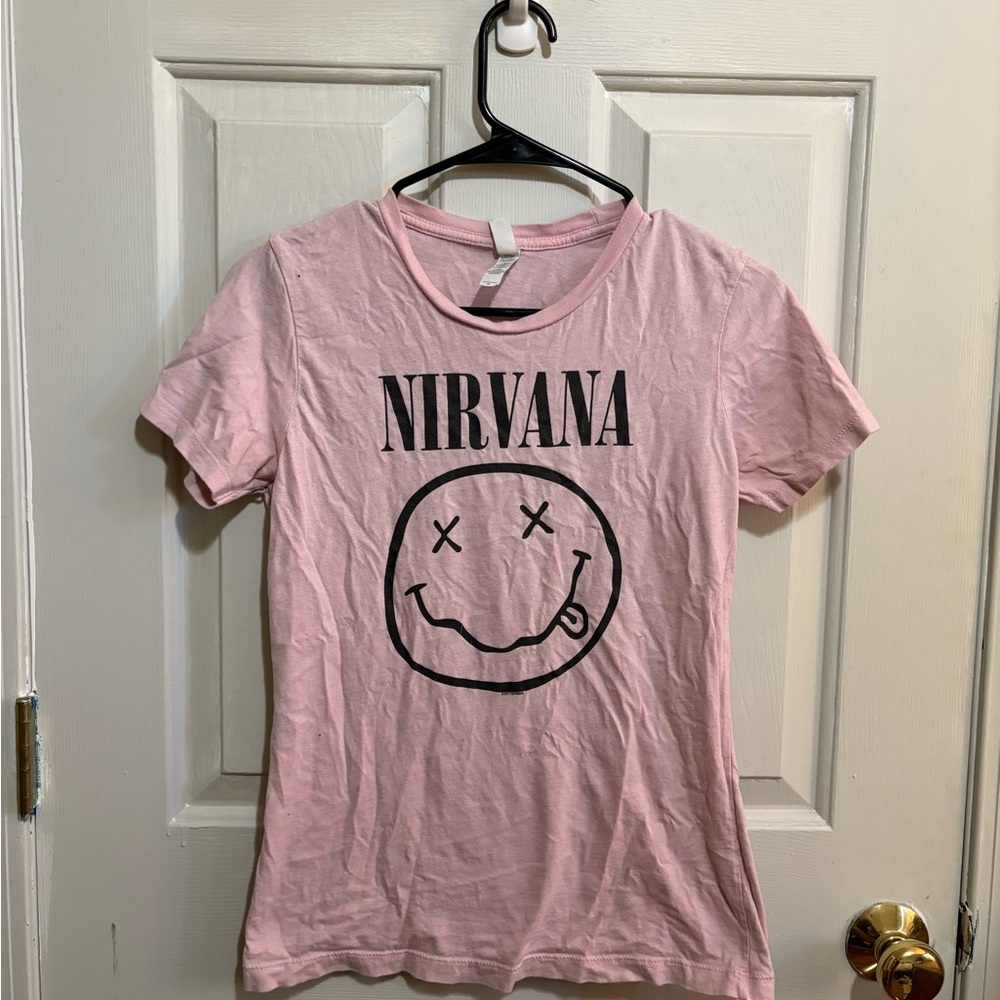 Pink Nirvana Graphic T-Shirt